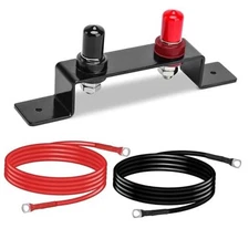  Battery Jump Post Kit, Waterproof Remote Charging Post, Remote Battery Jumper 