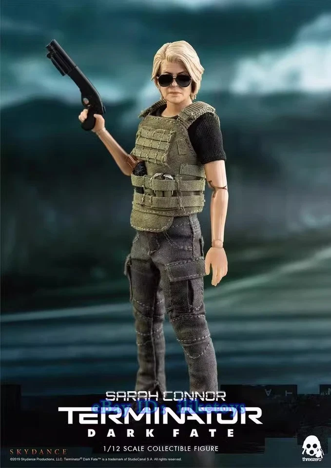 Threezero Sarah Connor The Terminator 1/12 Female Action Figure Model Collection - Image 4 of 4