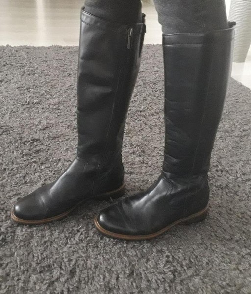 Women Marc O'Polo Boots Black Leather 36 #MREZ