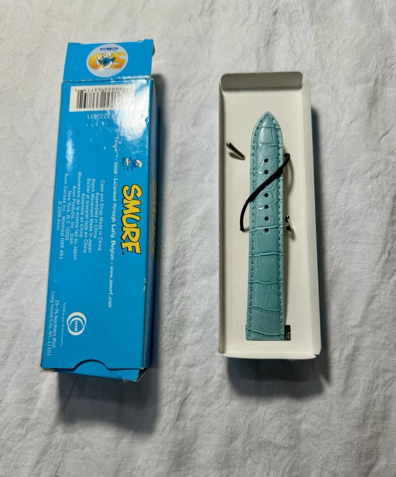 Reloj Pitufina Azul Los Pitufos Avon 2008 Vintage, Nunca Usado Nuevo en Caja Nuevo en Caja Foto 3 de 4