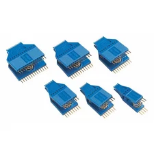 Pomona Electronics 5514 Test Clip Set, Blue, 300 Vrms
