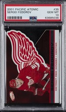 2001 PACIFIC ATOMIC #35 SERGEI FEDOROV PSA 10