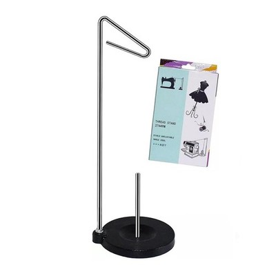 1Pc Universal Thread Holder Full Metal Stable Adjustable Stand 27449M Black