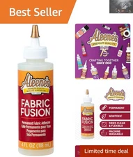 Aleene's 4 oz Fabric Fusion Glue: Easy to Use Washable Adhesive for All Fabrics