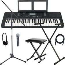 Keyboard 61 Tasten Digital Piano Ständer Mik...