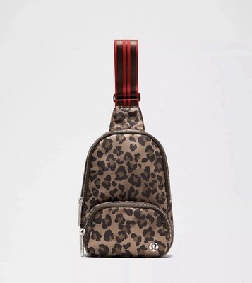 NWT - Lululemon Small Sling Bag 2L - Leopard print