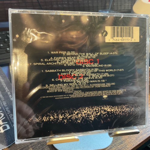 BLACK SABBATH 2CD REUNION 1998 SCELLÉ OZZY OSBOURNE Epic Records - Photo 2/2