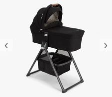 Nuna MIXX bassinet + Stand in Caviar mixx series™ bassinet + stand