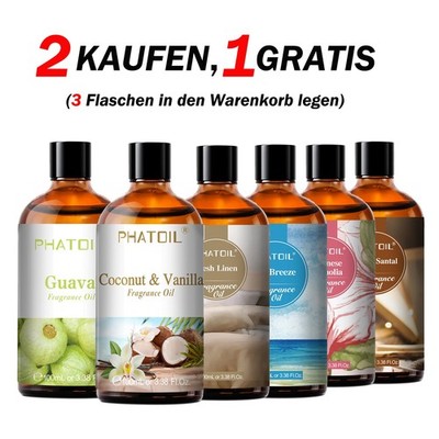 100 ml Duftöle Ätherisches Öl   Für Diffuser, Kerzen, Seifen, Wachsschmelzen DE