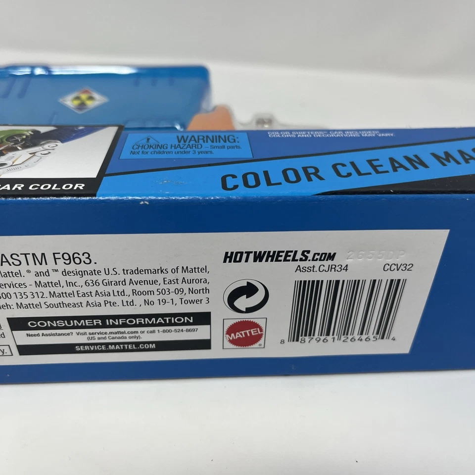 Hot Wheels City Color Clean Machine Color Changers Truck Playset NEW Mattel 2014 - Image 4 of 4