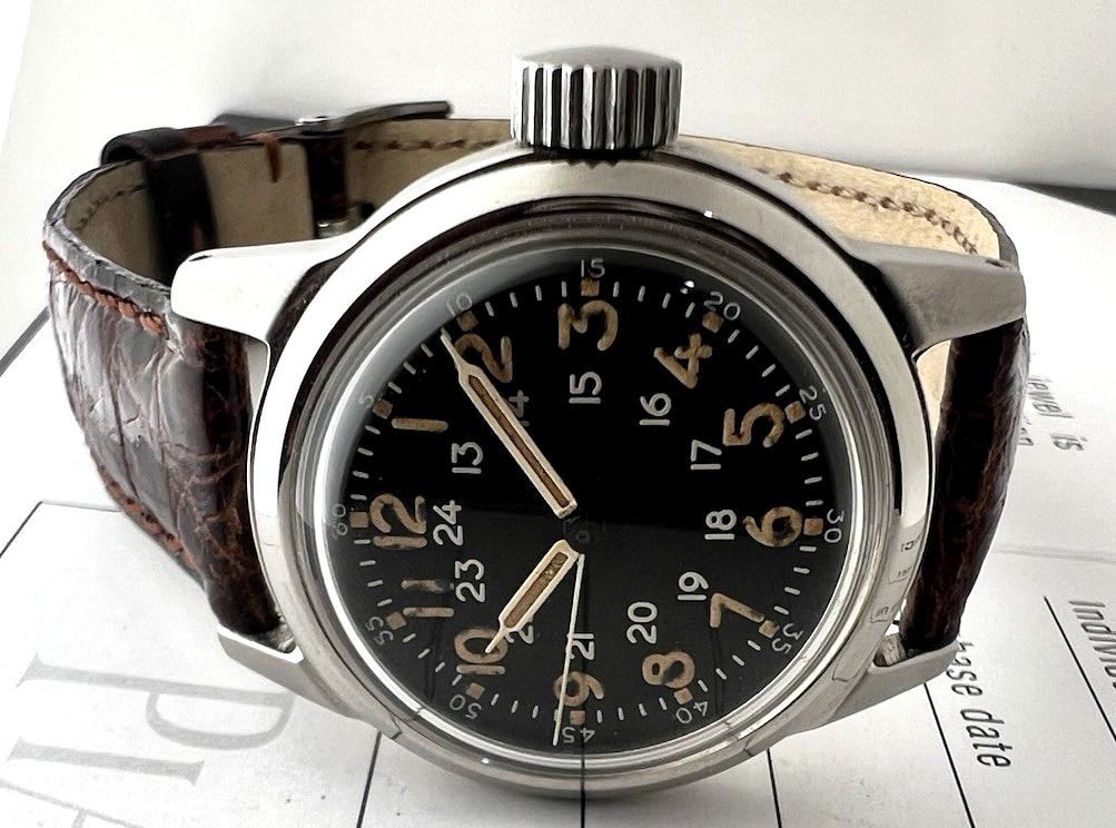 ELGIN WATCH USA MILITARY A-17 MIL-W-6433 KOREAN WAR 50'S VINTAGE