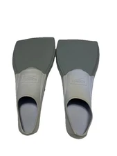 Speedo Rubber Swim Fins Large 8-9 Swimming Snorkeling 42-43 Grey Purple 10783