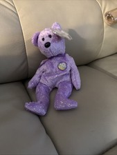 Ty Beanie Babies Decade The Red Teddy Bear Baby 2002 11th Generation Tag