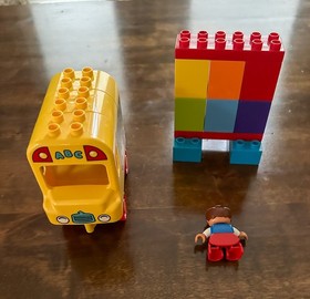 LEGO DUPLO 10603 My First Bus and 10847 My First Number Train - 2 Complete Sets