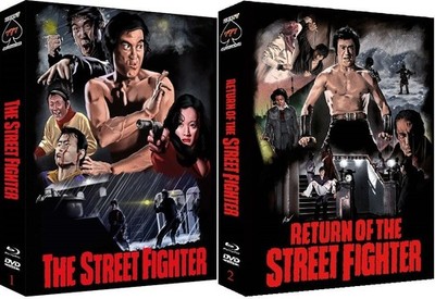 SONNY CHIBA THE STREETFIGHTER+RETURN BLU RAY LIMITED  EDIT/WIE NEU