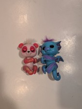 Wowwee Fingerlings Pink Panda And Blue Dragon  Works