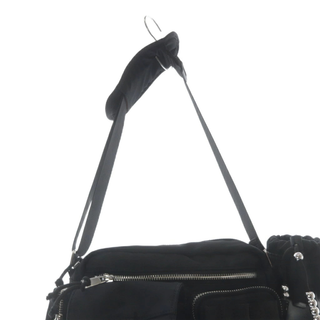 Ameri 25SS Military Square Shoulder Bag Black - image 4