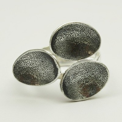 Stylish Genuine Sterling Silver Ring Solid Hallmarked 925 Handmade