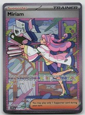 Pokemon Miriam 251/198 Scarlet & Violet Special Illustration Rare Holo NM on eBay