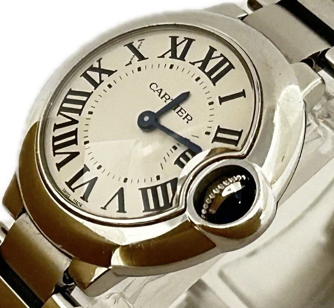Cartier Ballon Bleu W69010Z4 3009 SM 29mm Quartz Womens Watch Excellent A4774 - Image 4 of 4