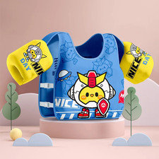 Kids Swim Vest Pool Float Buoyancy Jacket Arm Ring Safety Water Play UK
