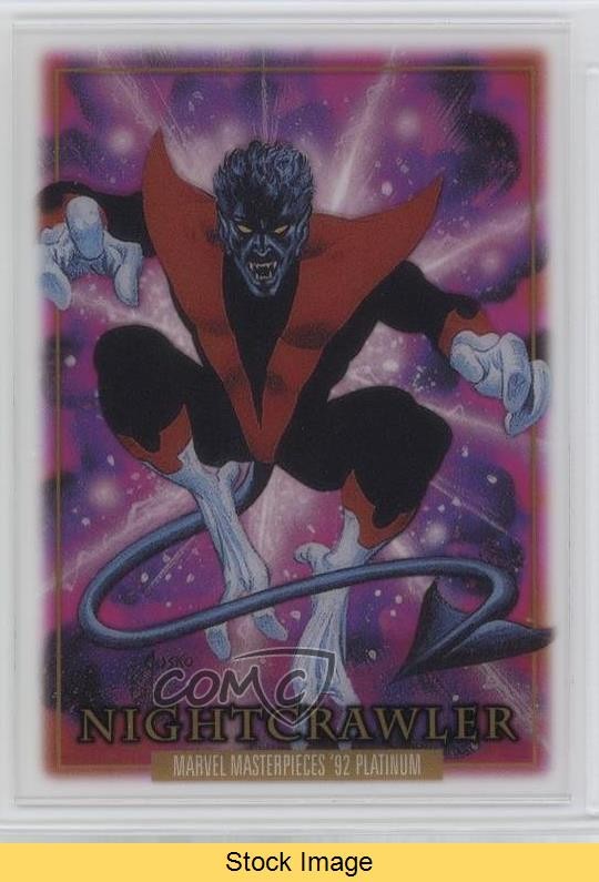 2024 Upper Deck Marvel Masterpieces '92 Clear Cut Nightcrawler #62 READ 5x5