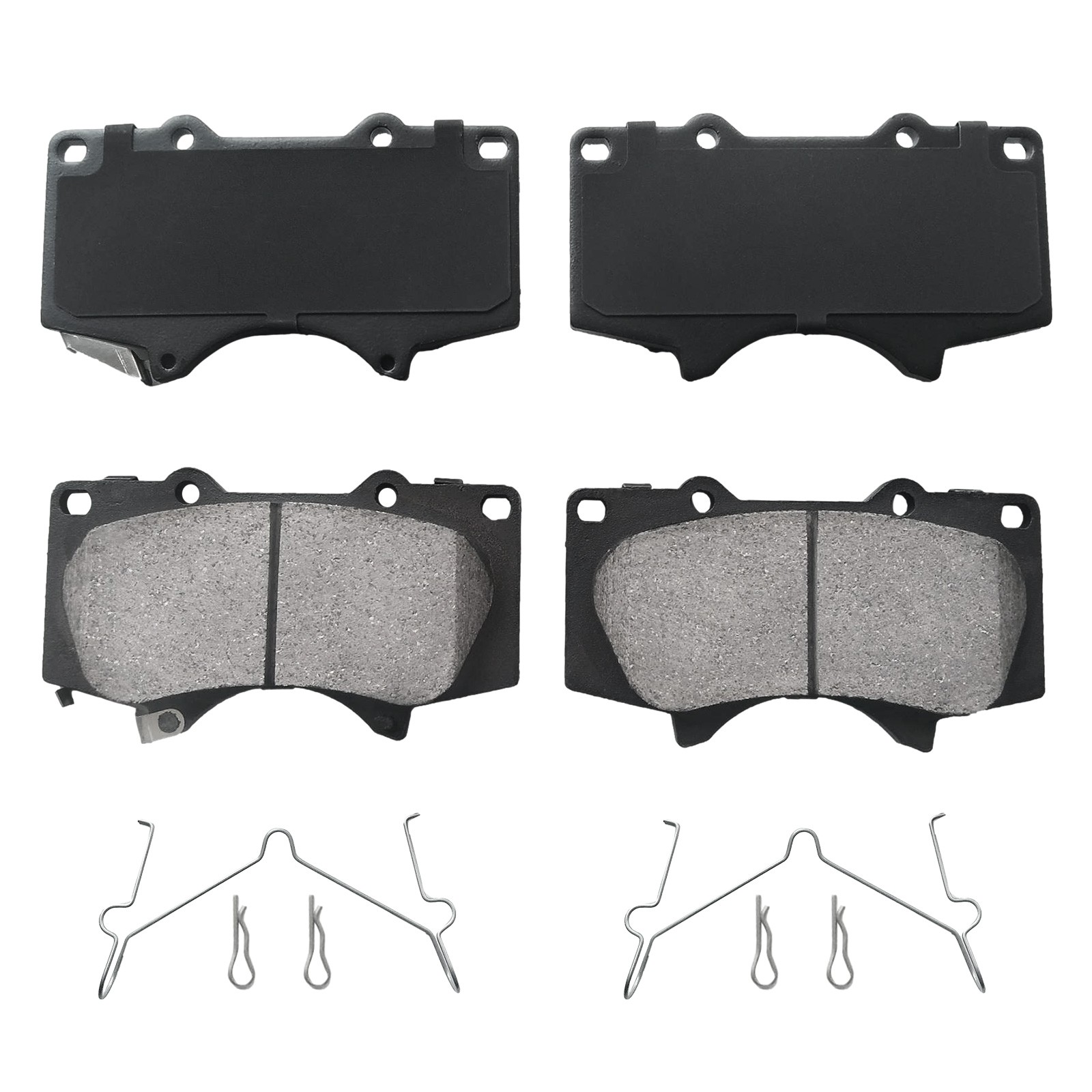 Front Brake Rotors Ceramic Brake Pads Kit for 2005-2020 2021 Toyota ...