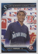 2016 Bowman International Ink Blue 13/150 Carlos Vargas #II-CV 0a2