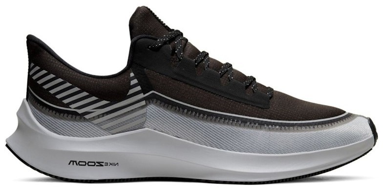 Nike Zoom WinFlo 6 Shield Reflect Silver Running Sneakers Shoes Black Men 11.5 Nike Zoom Winflo 6 Shield Reflect Silver for Sale  main image 4