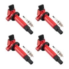 4pcs Ignition Coils & Spark Plugs for Chevrolet Prizm 1.8L 2000-2002 UF247