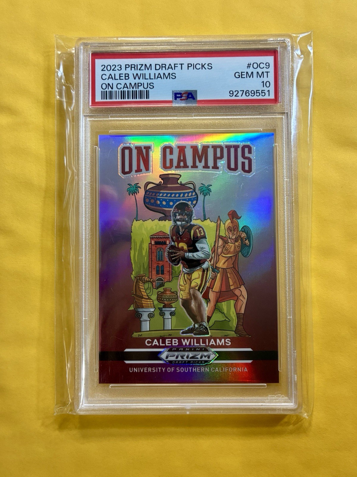 2023 Panini Prizm Draft Picks - On Campus Caleb Williams #OC9