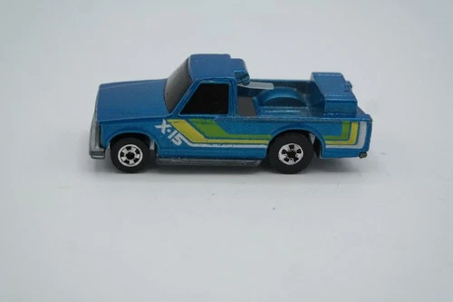 Vintage 1984 HOT WHEELS Crack-Ups X-15 Bumper Thumper Blue NRMT -No Camper Shell