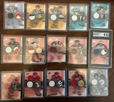 2000-01 SPx Winning Materials Set Gretzky Lemieux Jagr Kariya SSP