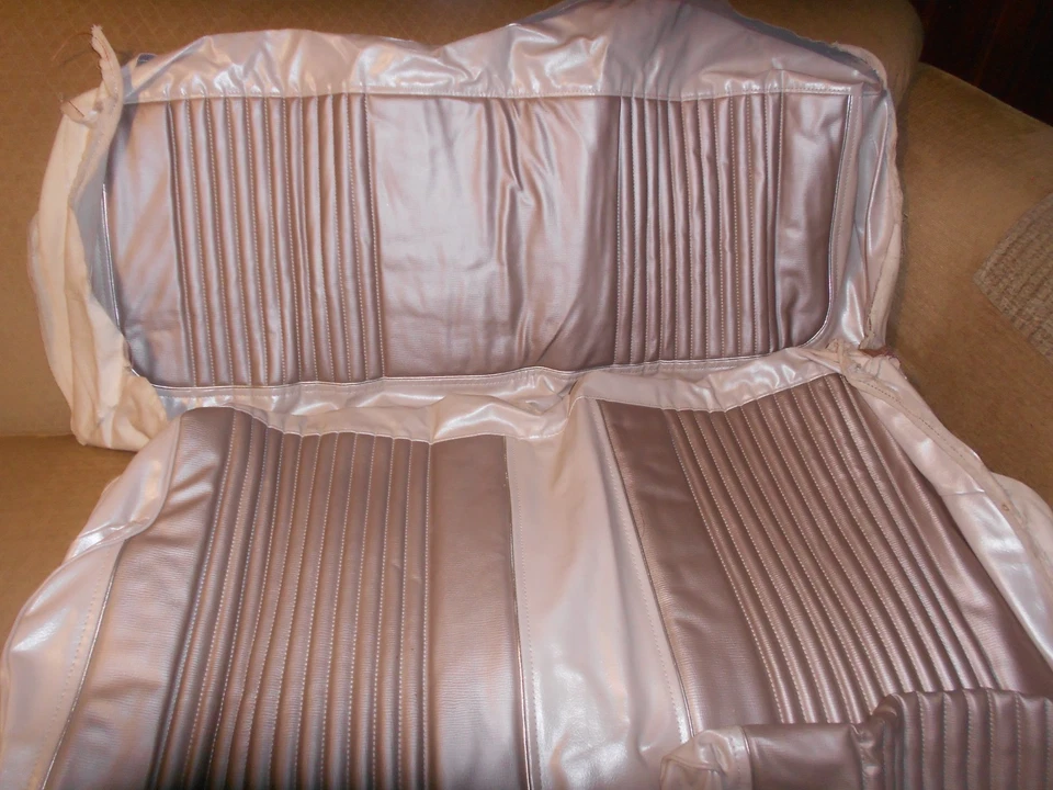 JUEGO COMPLETO TAPICERÍA FUNDA ASIENTO FORD AÑOS 60 DELUXE PALAMINO F&R HALCON? MUSTANG? Foto 4 de 4