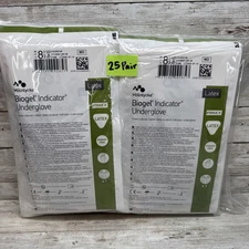 Molnlycke Biogel Indicator Latex Surgical Gloves *25 Pair* Size: 8.5 *See Date*
