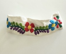 Floral Embroidered Headband