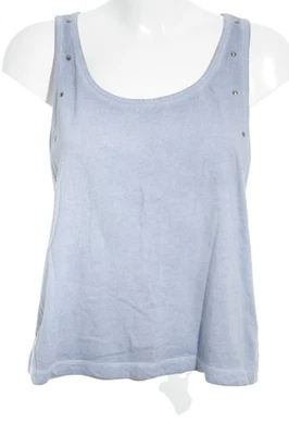 H&M Haut basique Dames Top T EU 36 gris ardoise style mode des rues - Photo 1/4