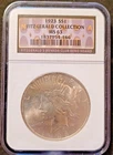 1923 $1 Peace Dollar from the Fitzgerald Collection NGC MS63