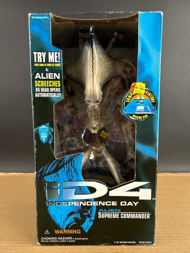 Vintage 1996 Alien Supreme Commander Independence Day ID4 Toy Action Figure New