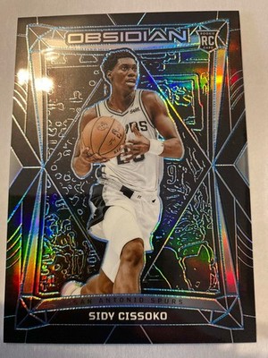 2023-24 Panini Obsidian Electric Etch Blue #174 Sidy Cissoko /30 RC
