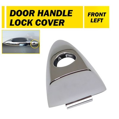 Front Left Door Handle Key Hole Bezel Cover Chrome For 2013-2017 Honda Accord