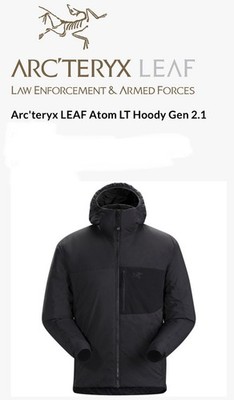 Arc'teryx Leaf Atom LT Hoody Black Medium Gen Brand New with