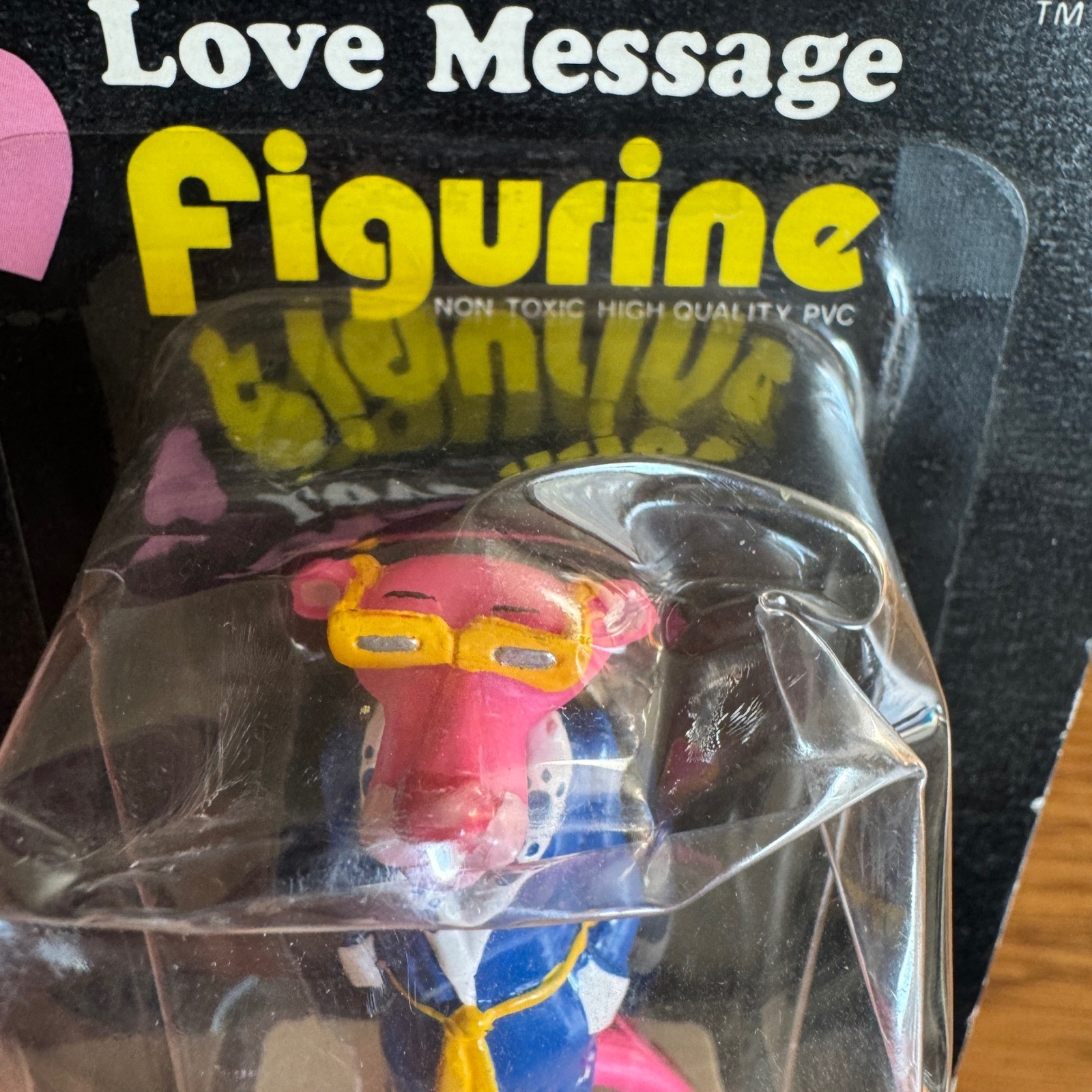 The Pink Panther Love Message Figurine 1989 "Your Place Or Mine" 24K Company thumbnail 7