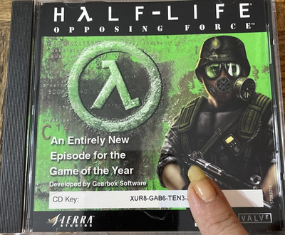 Half Life Opposing Force PC CD Rom Game-Rare | eBay