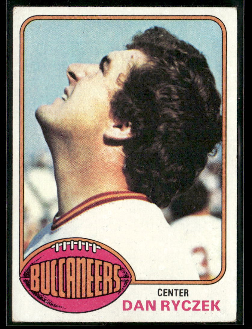 1976 Topps Dan Ryczek 366 Tampa Bay Buccaneers Poor