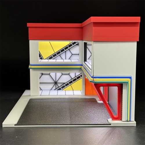1/64 Scale Expansion Hall Garage Miniature Diorama Plastic Assembly Model Kit - Picture 6 of 13