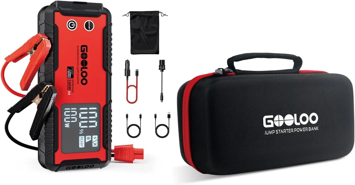 GOOLOO GT4000S Jump Starter 4000 A 100 W 2 Vie Ricarica Rapida - Foto 2