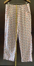 Womens Jane  Bleecker Pajama Pants PJ Size Medium Pre Owned EUC