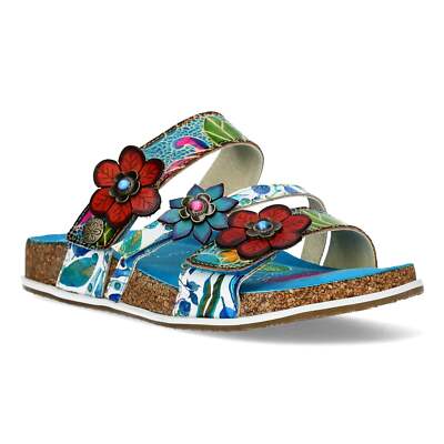 Brcyano 16 ~ türkis Laura Vita UK Sandalen Sommer Strand flache Schuhe Urlaub