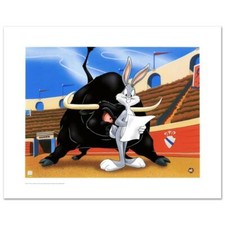 Looney Tunes "Bully for Bugs" Numbered Limited Edition Animation Art COA